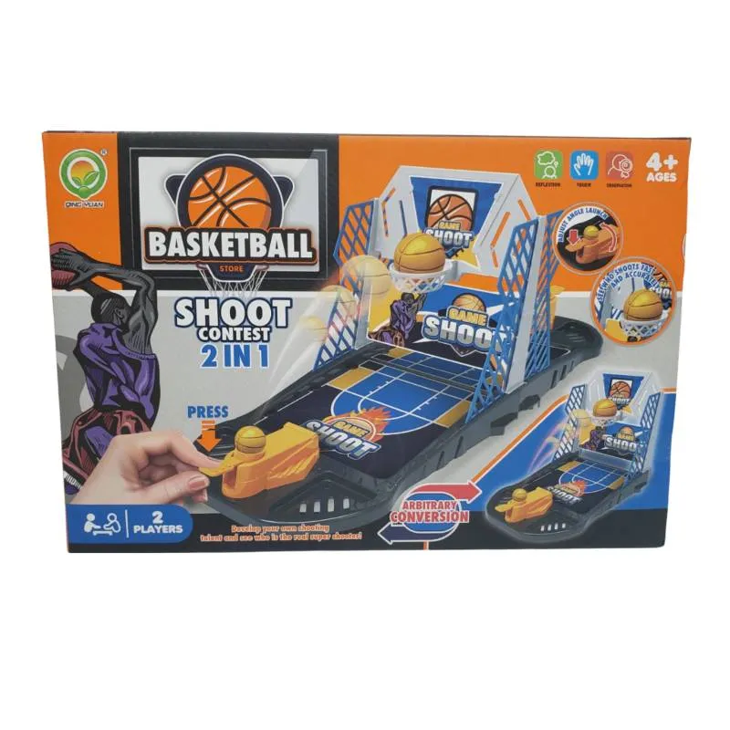 2-in-1 Shooting Basketball Set