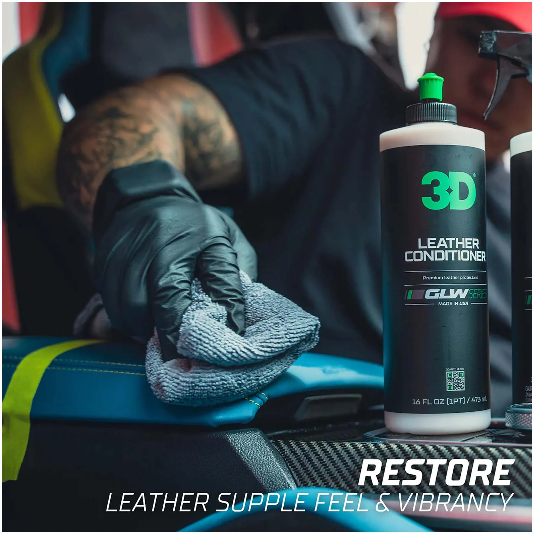 3D GLW Series Leather Conditioner - 473ml