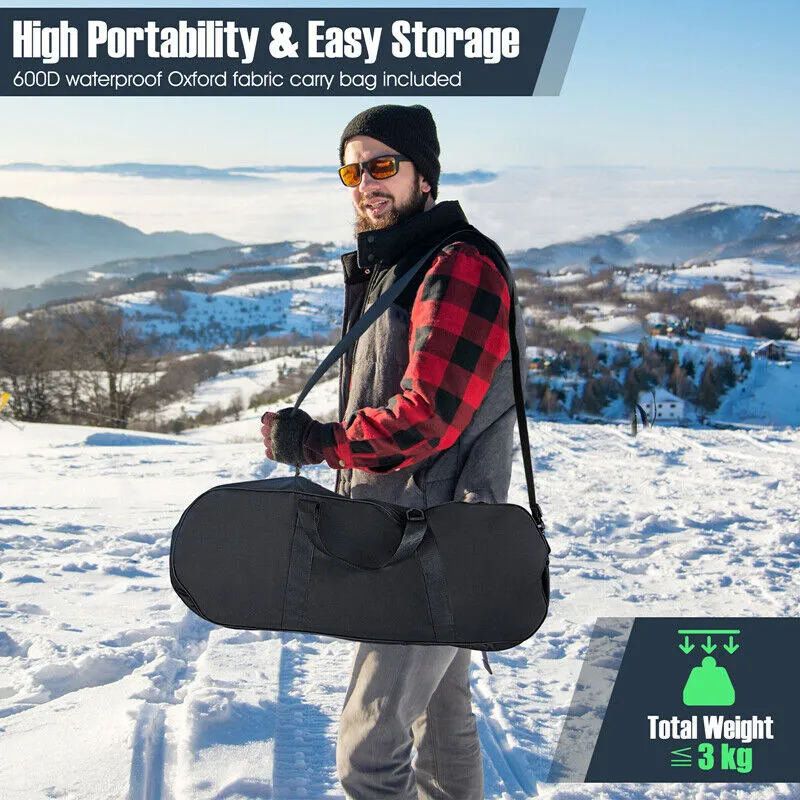 4-in-1 Lightweight Terrain Snowshoes for Adults Youth Kids-21 Inches: 53 cm x 21 cm