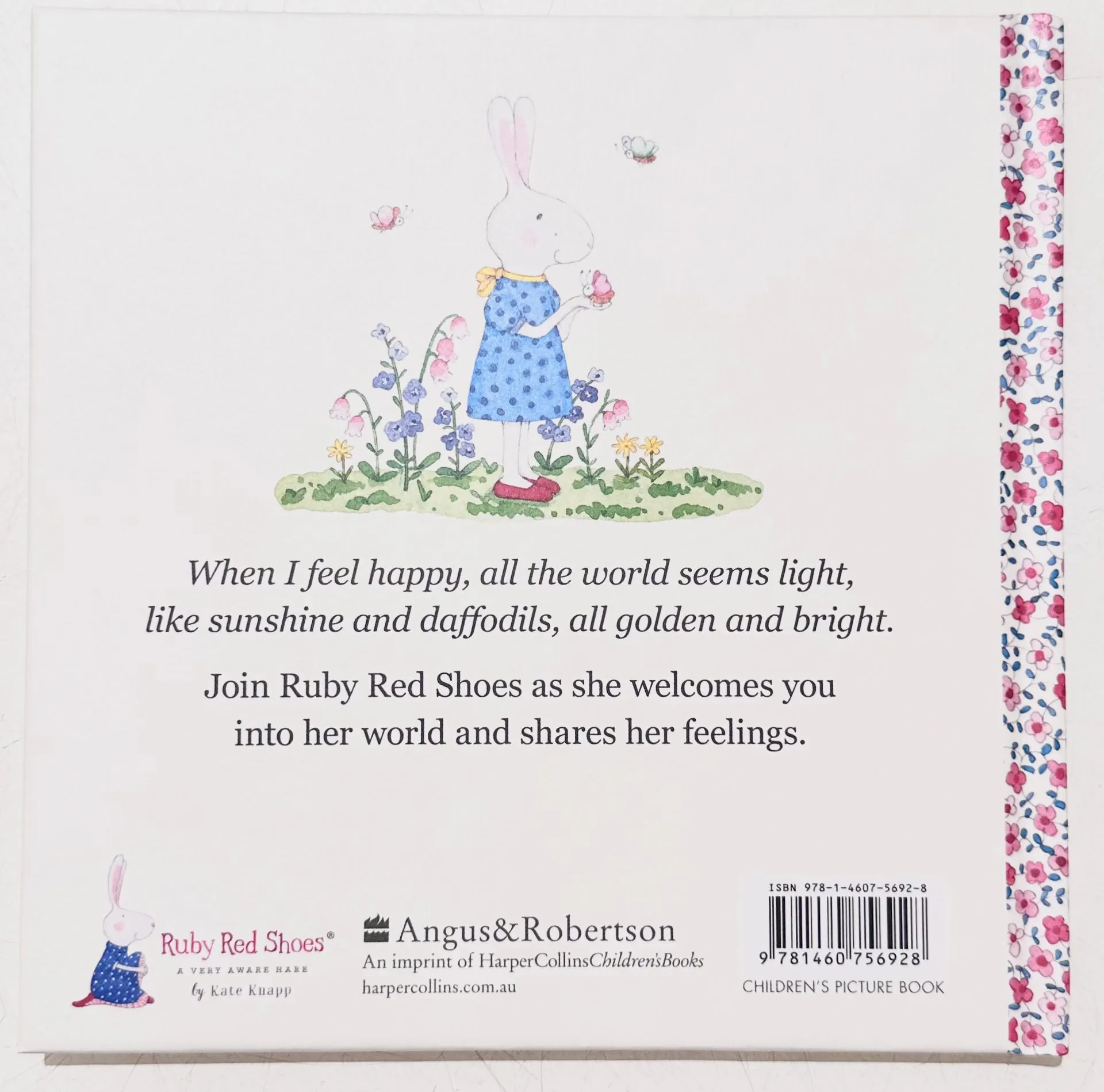 A Book About Ruby's Feelings (The World of Ruby Red Shoes, #2) Hardcover by Kate Knapp Emotions Kids Picture Book