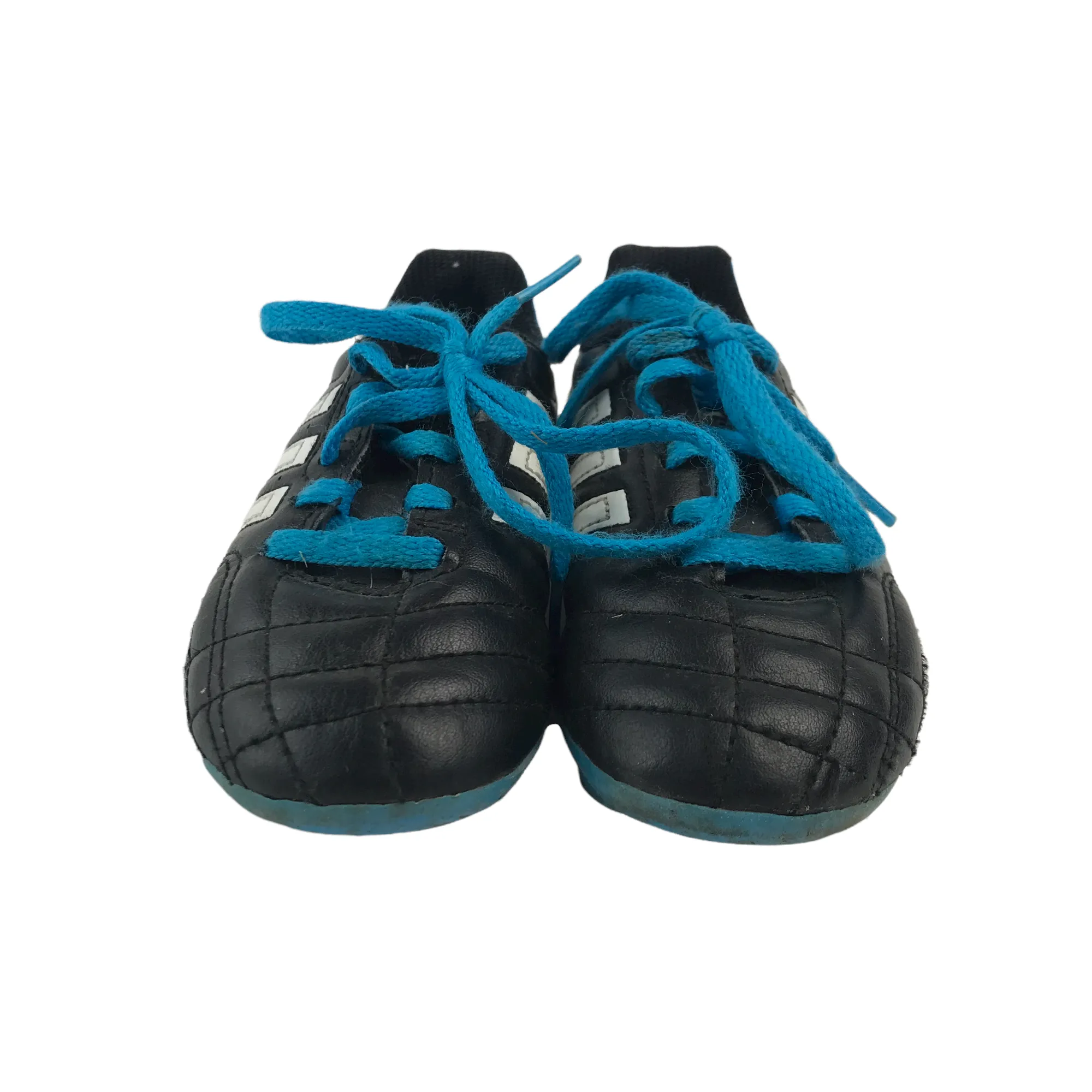Adidas Black and Blue Football Boots Shoe Size 11K (jr)