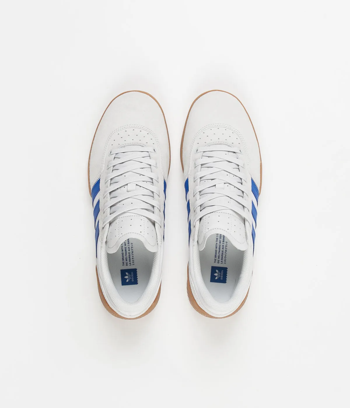 Adidas City Cup Shoes - Crystal White / Blue / Gum4