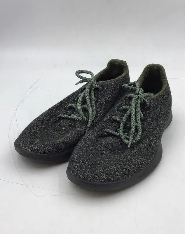 Allbirds Men's Wool Runners Black Lace-Up Low-Top Athletic Shoes - Size 10