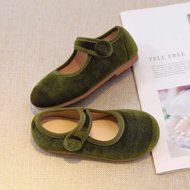 Anna Velvet Ballet Flats
