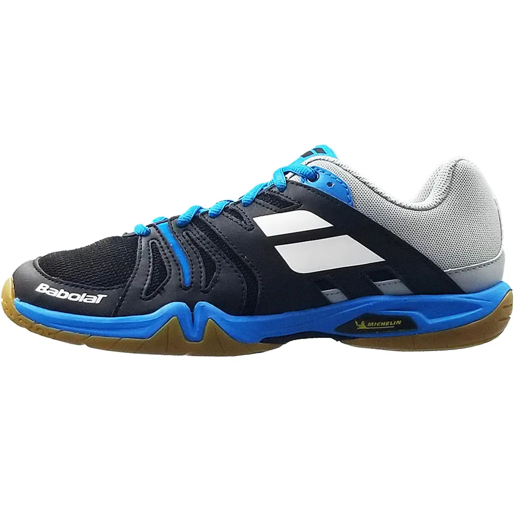Babolat Shadow Team Men's Indoor Court Shoes In Black/Blue