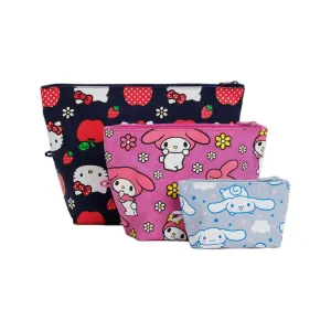 Baggu Go Pouch Set, Hello Kitty and Friends