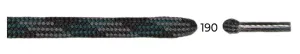 Barth Semicircular Laces (7mm/150cm)(Graphite/Grey/Green)