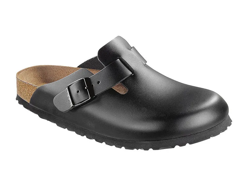 Birkenstock Boston Black Smooth Leather
