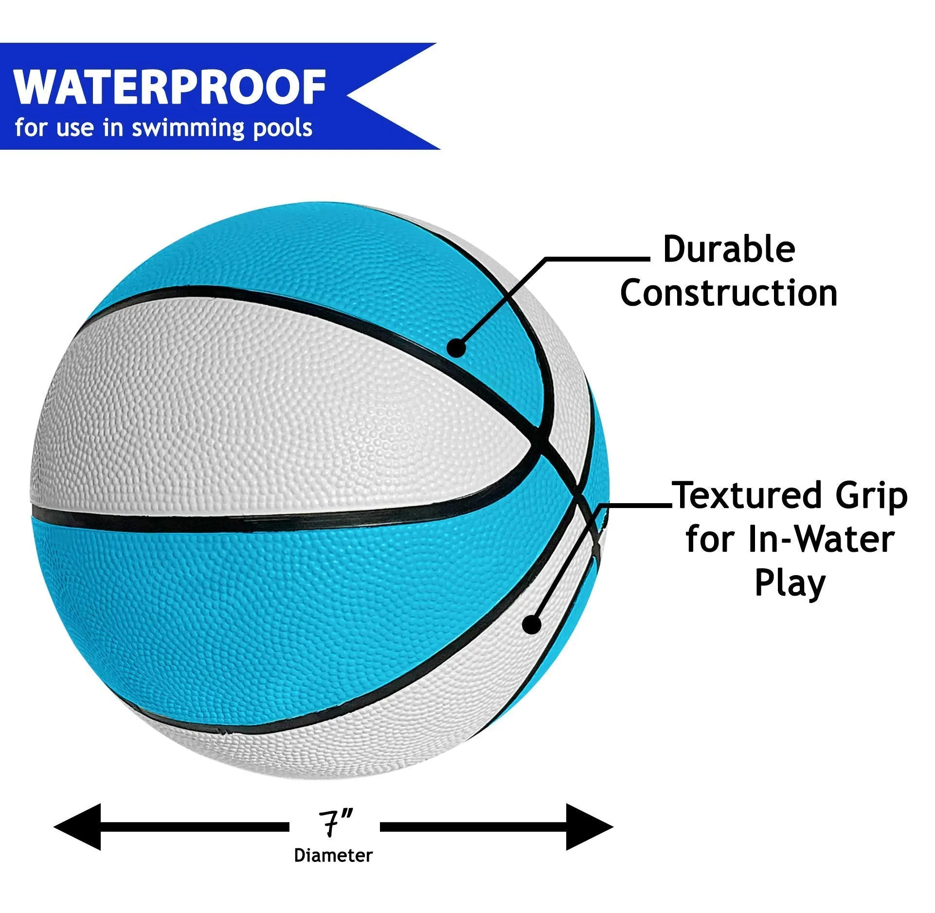 Botabee Swimming Pool Basketball | Perfect Water Basketball for Swimming Pool Basketball