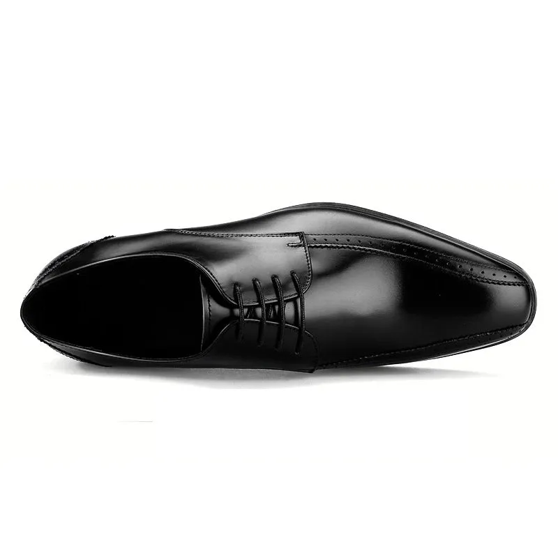 British Leather Top Layer Cowhide Business Suit Men's Shoes