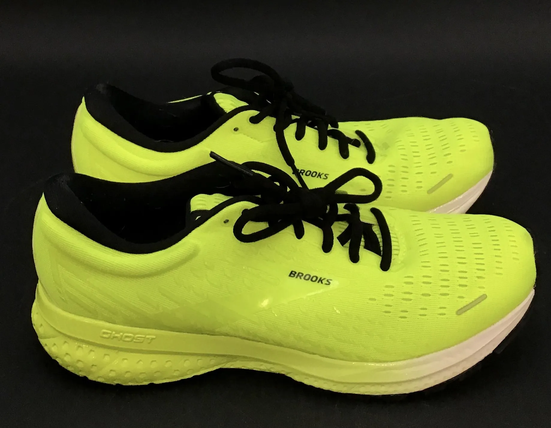 Brooks Women's Ghost 13 1203381B774 Neon Green Running Shoes - Size 10.5