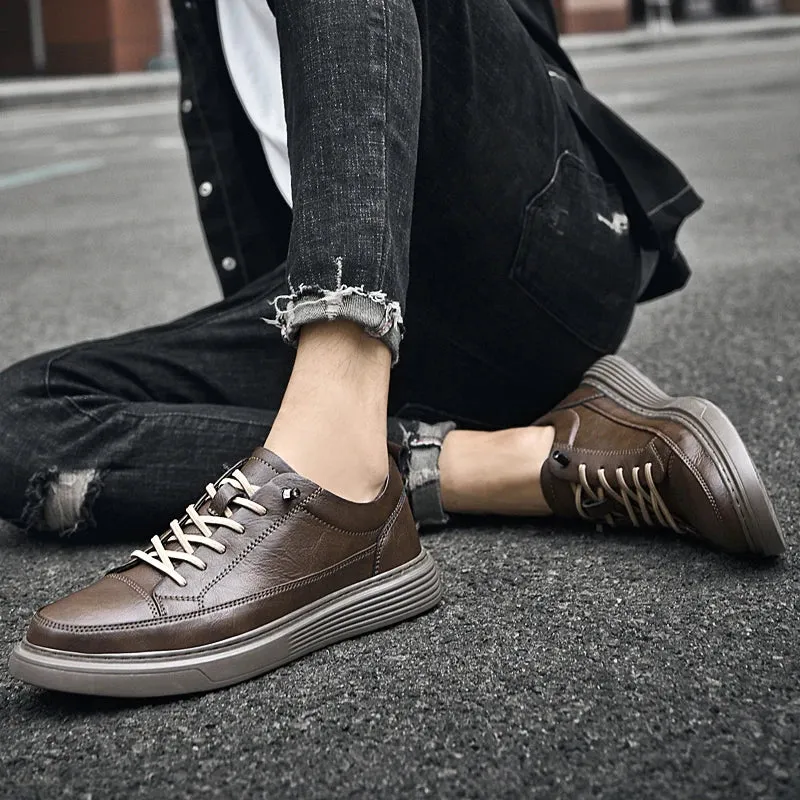 Bruno™ - Genuine Leather Sneakers