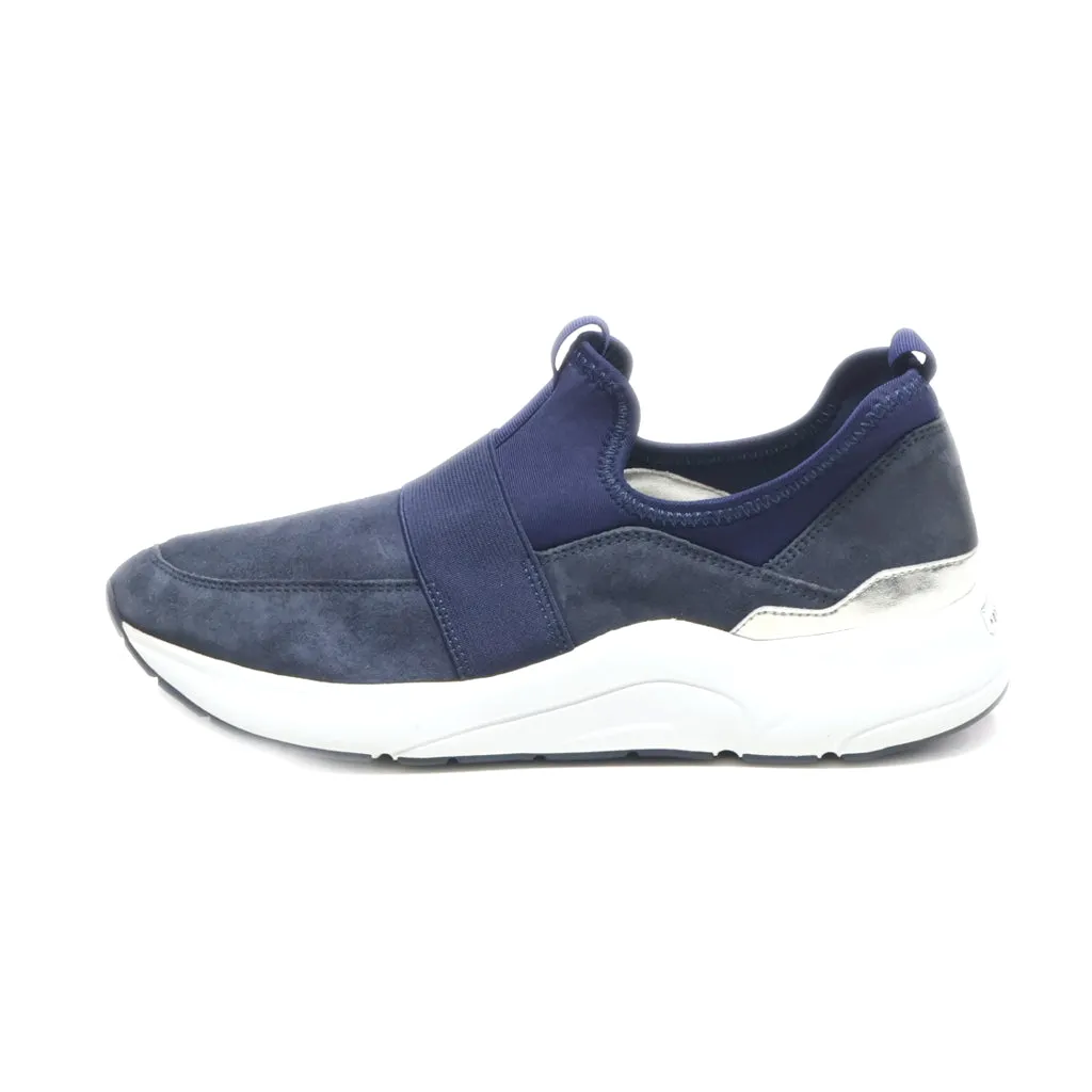 Caprice Sport Shoes Suede Blue Colour For Women