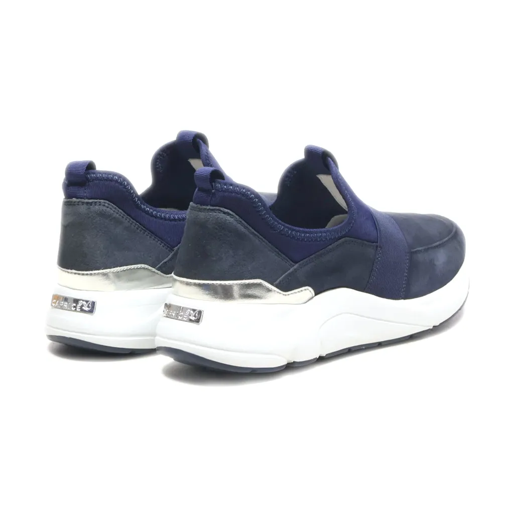 Caprice Sport Shoes Suede Blue Colour For Women