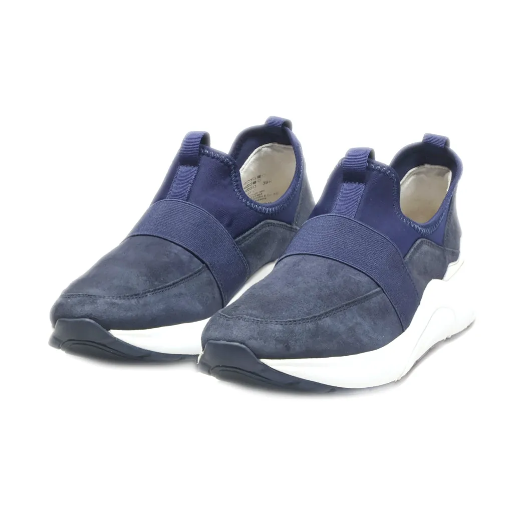 Caprice Sport Shoes Suede Blue Colour For Women