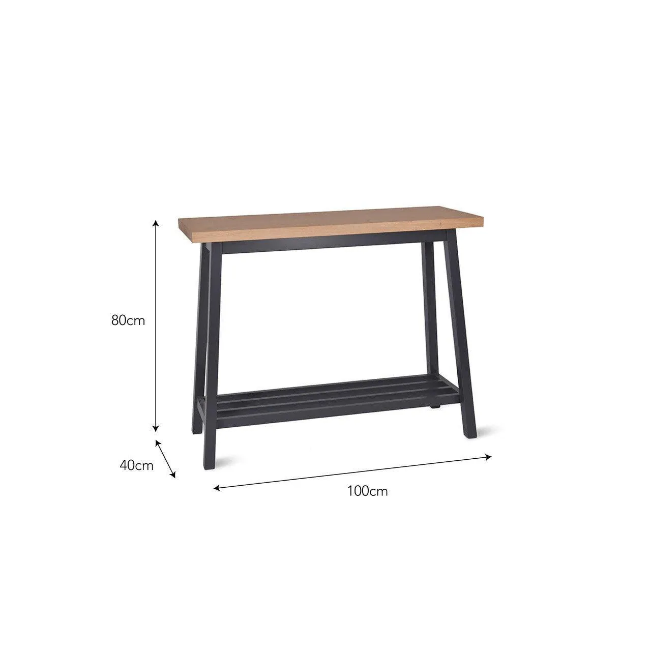 Clockhouse Console Table | Black
