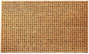 Coir Cluster Welcome Door Mat 18 x 30 Inches