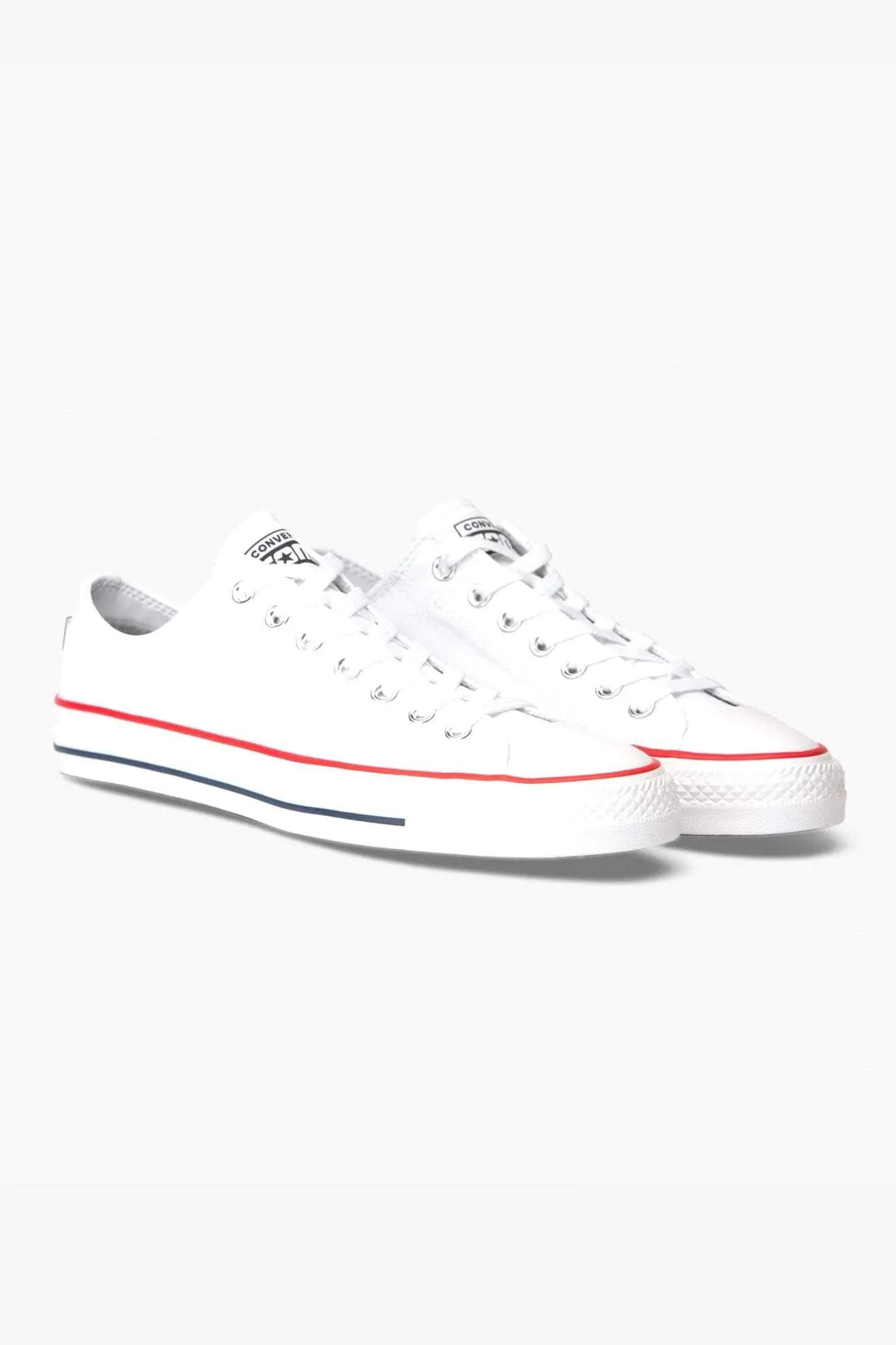 CONVERSE CONS CHUCK TAYLOR ALL STAR PRO CANVAS LOW - WHITE/RED