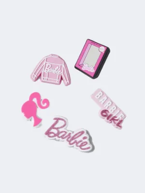 Crocs Barbie Unisex Lifestyle Pins Pink/White