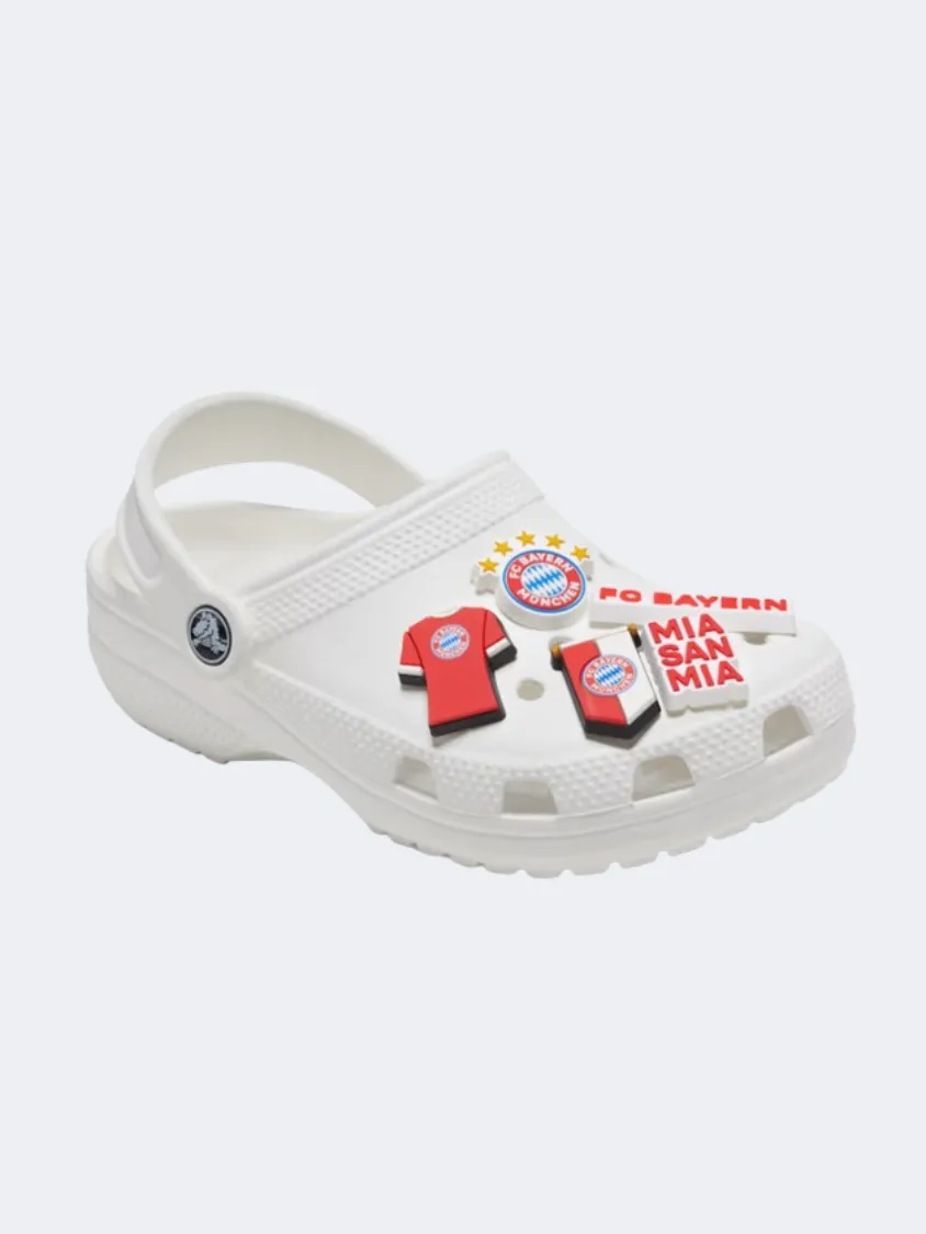 Crocs Bayern Fc 5 Pack Unisex Lifestyle Pins White/Red