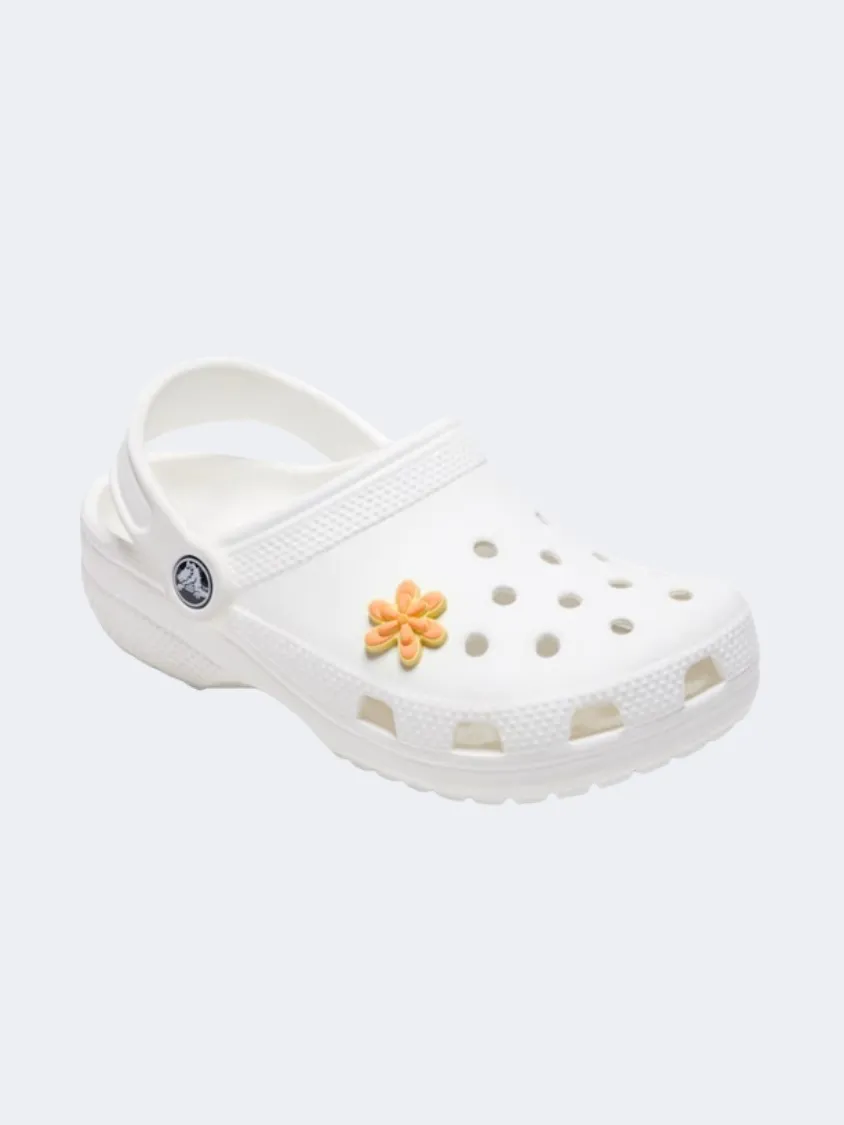 Crocs Daisy Flower Unisex Lifestyle Pins Orange