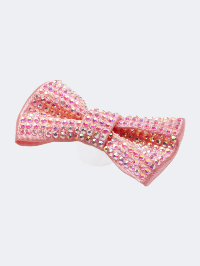 Crocs Glitzy Bow Lifestyle Pins Pink