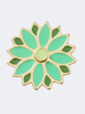 Crocs Spinner Flower Unisex Lifestyle Pins Green
