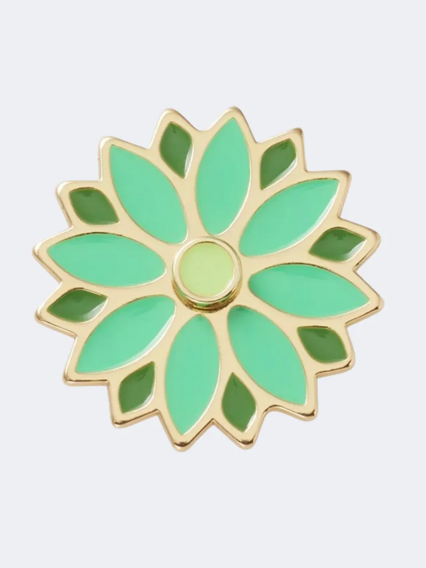 Crocs Spinner Flower Unisex Lifestyle Pins Green