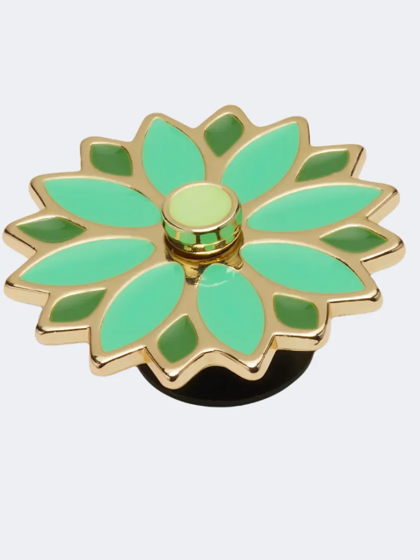 Crocs Spinner Flower Unisex Lifestyle Pins Green