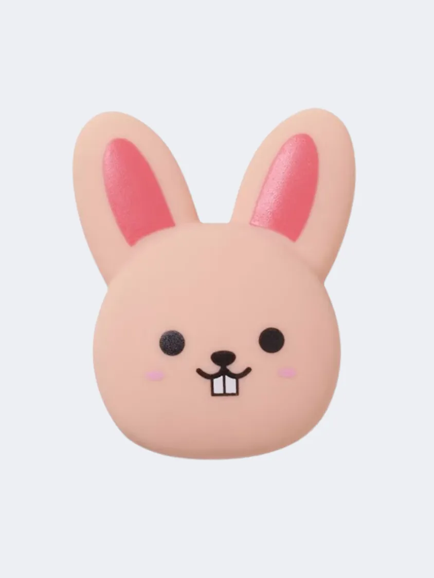 Crocs Squishy Bunny Unisex Lifestyle Pins Pink