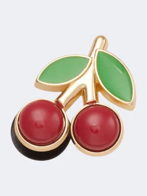 Crocs Tiny Cherries Lifestyle Pins Gold/Red