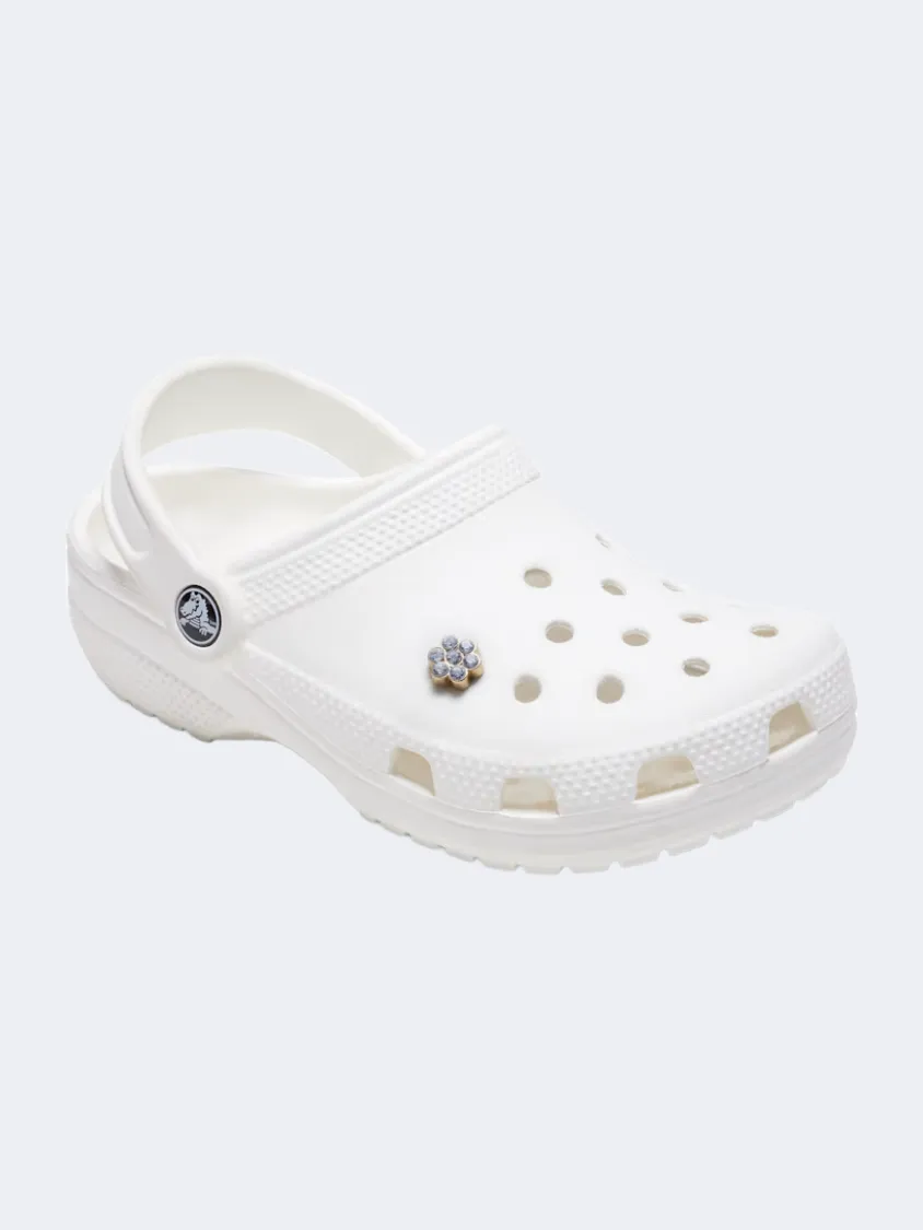 Crocs Tiny Gem Flower Lifestyle Pins Silver