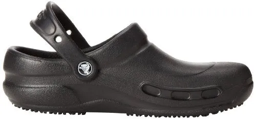 crocs Unisex Bistro Clog,  Black, 12 US Men's / 14 US Women's