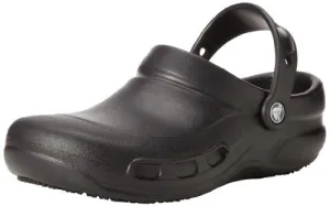 crocs Unisex Bistro Clog,  Black, 12 US Men's / 14 US Women's