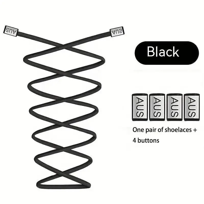 Elastic Shoelaces - 100CM Long, Easy, Durable and Comfortable