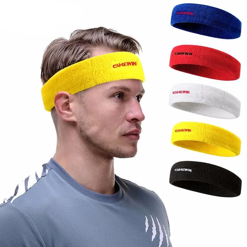 Elastics Sports Sweatband - White,Yellow,Red,Blue,Black