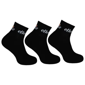Ellesse 3-Pack Rallo Mens Black Ankle Socks