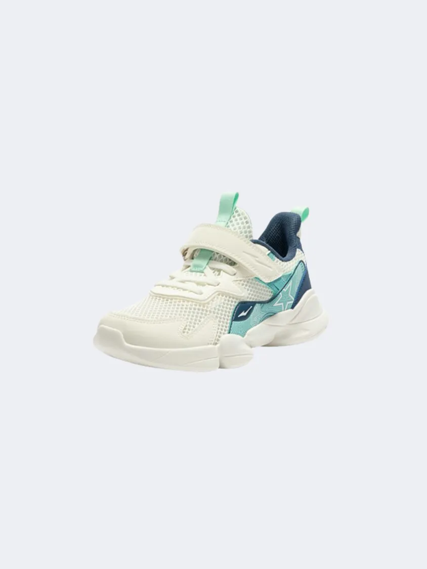 Erke Casual Gs-Boys Lifestyle Shoes White/Blue
