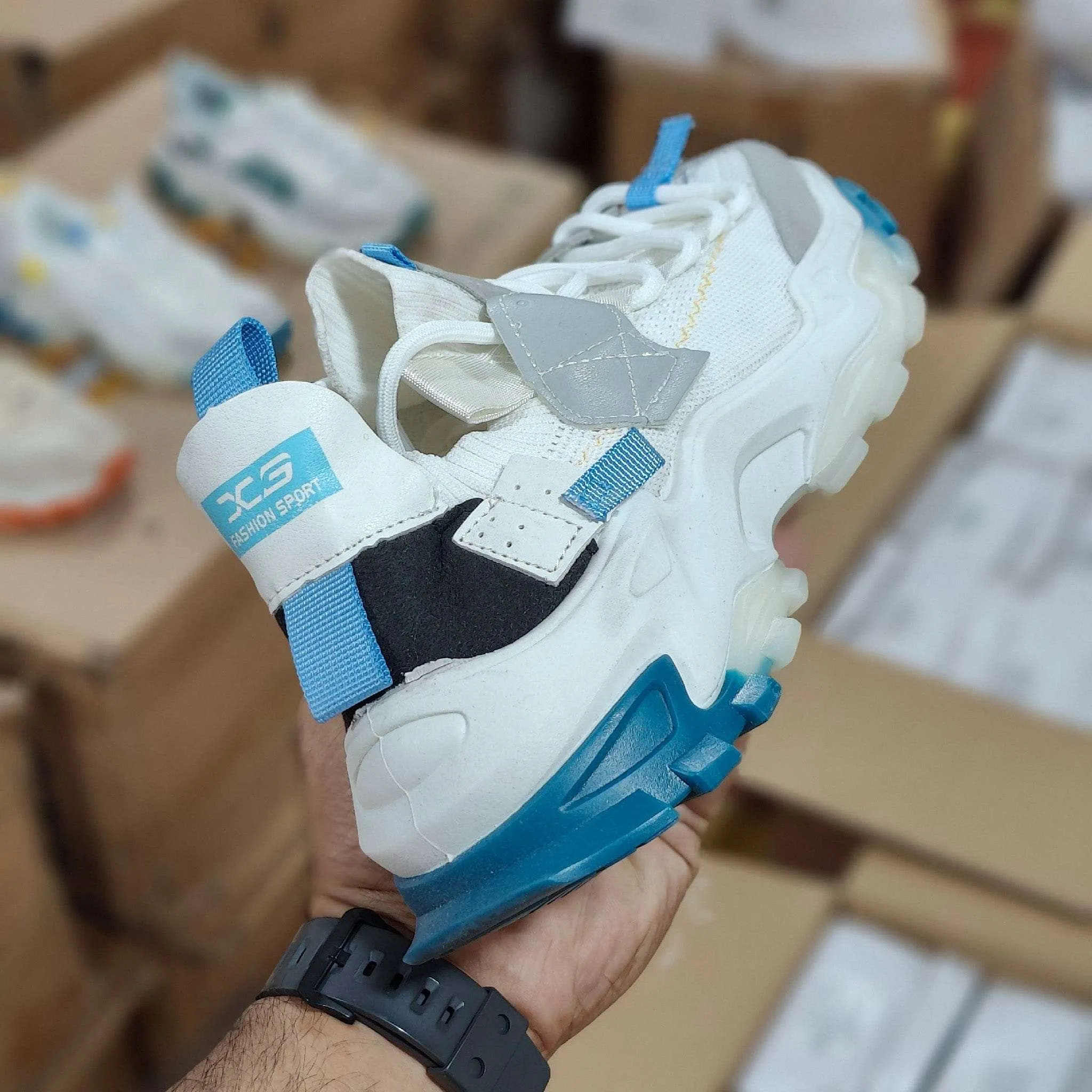 Fashion Lifestyle Sneaker Navy/White