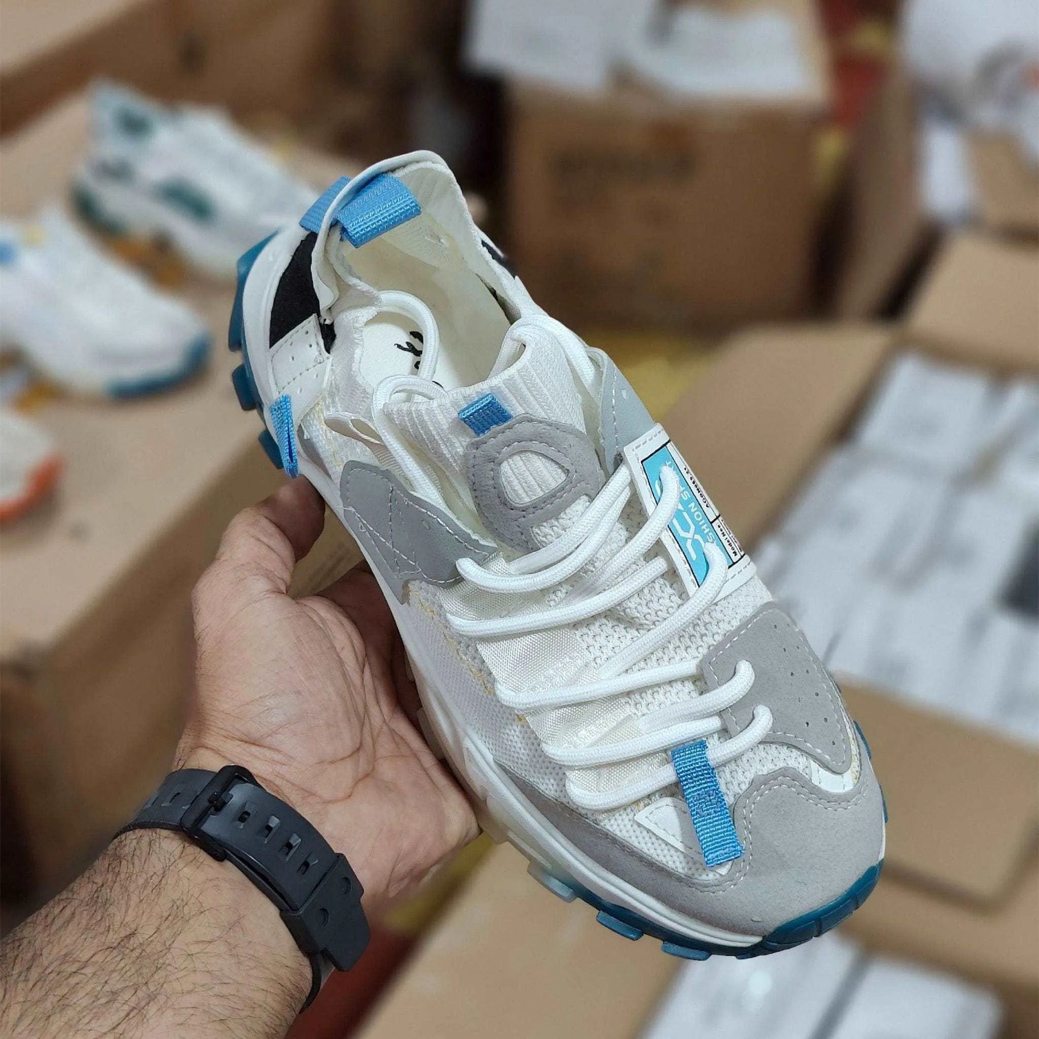 Fashion Lifestyle Sneaker Navy/White