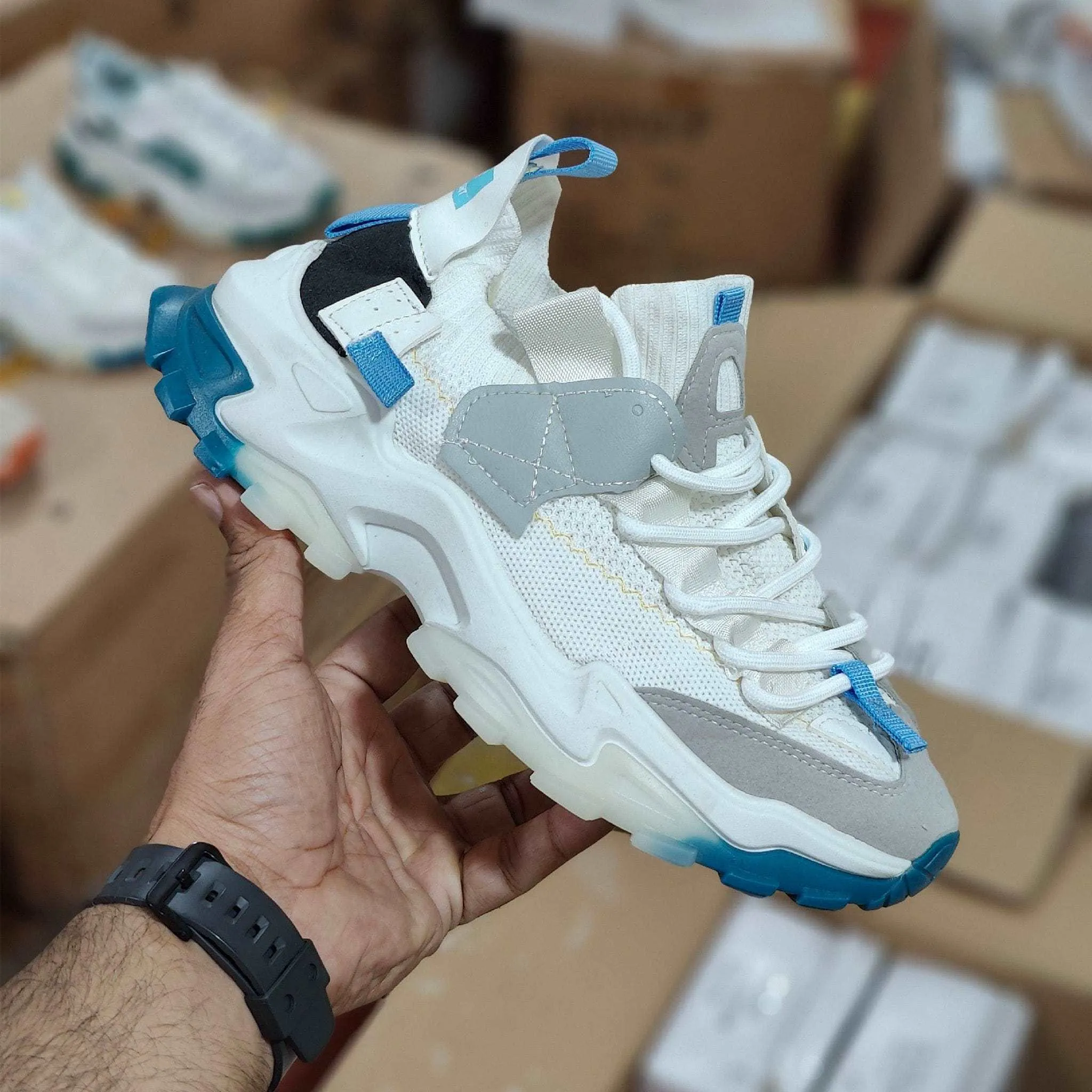 Fashion Lifestyle Sneaker Navy/White