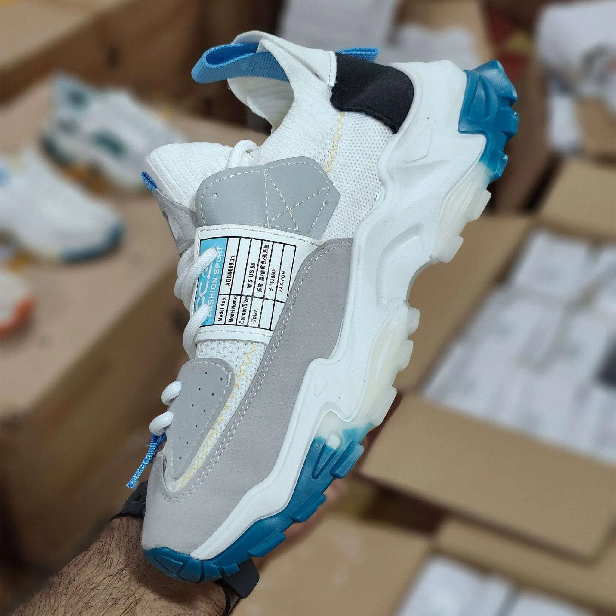 Fashion Lifestyle Sneaker Navy/White