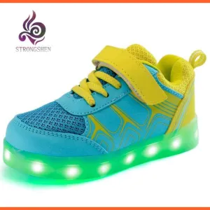 Fashion Luminous Lighted Led Lights Kids Sneakers