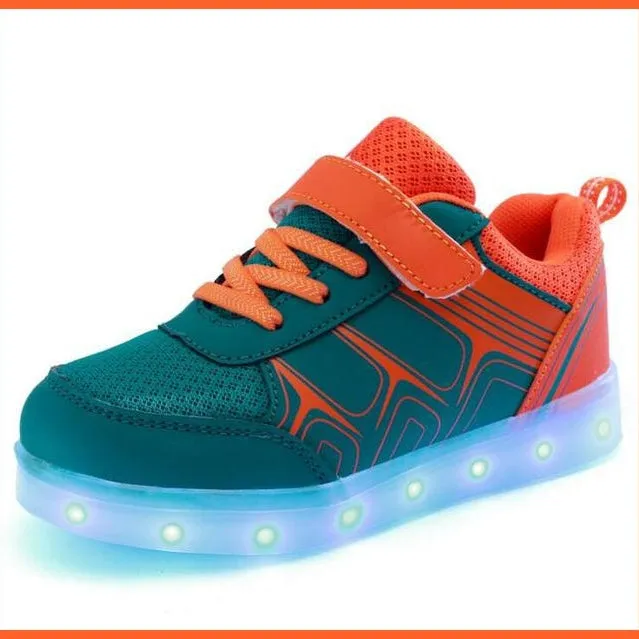 Fashion Luminous Lighted Led Lights Kids Sneakers