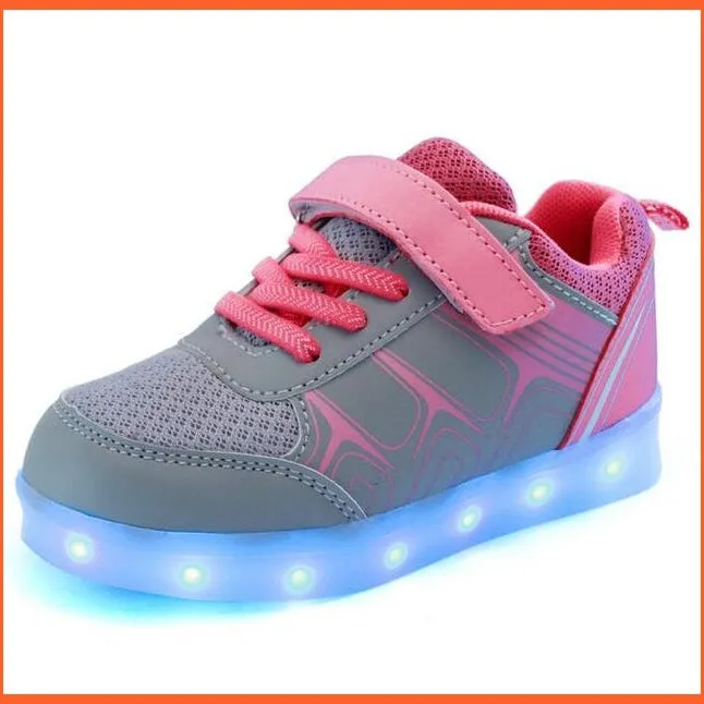 Fashion Luminous Lighted Led Lights Kids Sneakers