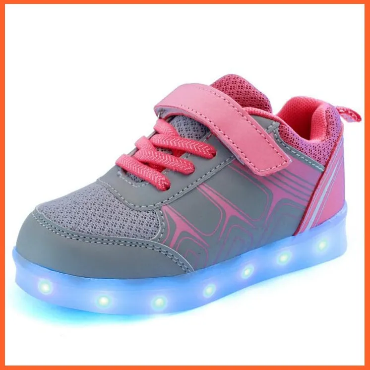 Fashion Luminous Lighted Led Lights Kids Sneakers