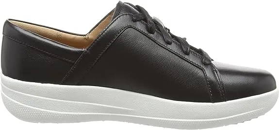 FitFlop Women's F-Sporty II LACE UP Sneakers  Color Black Leathe Size 5M