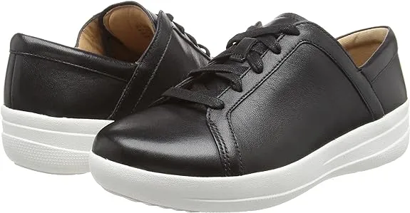 FitFlop Women's F-Sporty II LACE UP Sneakers  Color Black Leathe Size 5M