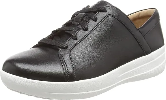 FitFlop Women's F-Sporty II LACE UP Sneakers  Color Black Leathe Size 5M