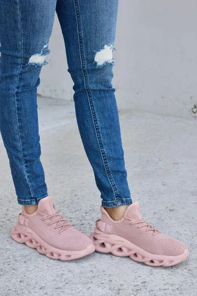 Forever Link Fresh Step Platform Mesh Athletic Shoes